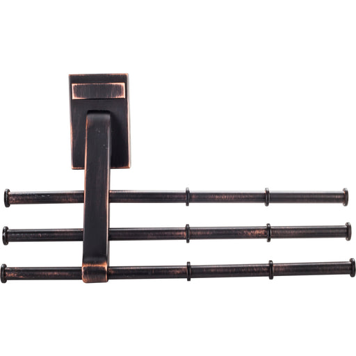 Hardware Resources Brushed Oil Rubbed Bronze Tri-Level Tie Organizer
