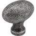 Jeffrey Alexander Lyon 1-9/16" Length Oval Knob