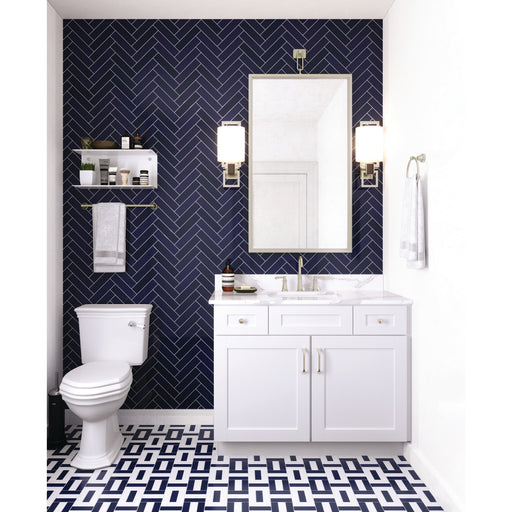 Elements Newbury Satin Nickel Euro Paper Holder  - Retail Packaged