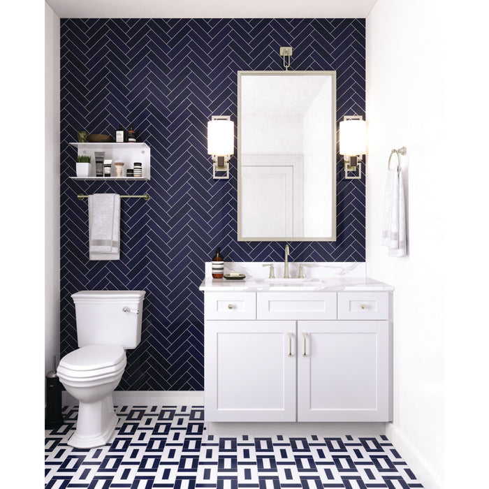 Elements Newbury Satin Nickel 24" Single Towel Bar - Contractor Packed