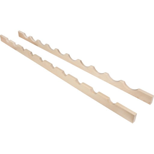 Hardware Resources 48" Maple Bottle Rack