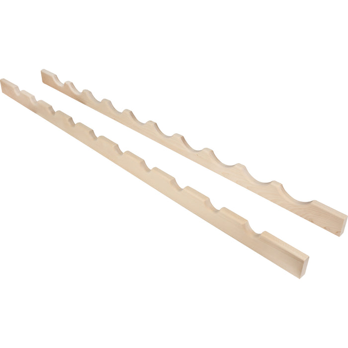 Hardware Resources 48" Maple Bottle Rack