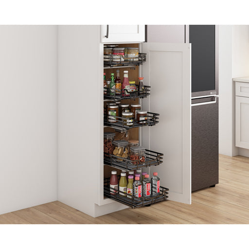 Hardware Resources 21" Black Nickel STORAGE WITH STYLE® Metal Soft-close Pullout Basket