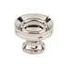 Top Knobs Button Faced 1 1/4" Diameter Round Knob
