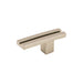 Top Knobs Inset Rail 2 5/8" Length Geometric Knob
