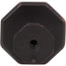 Jeffrey Alexander Wheeler 1-1/4" Length Geometric Knob