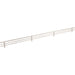 Hardware Resources 29" Wide Satin Nickel Wire Shoe Fence for Shelving