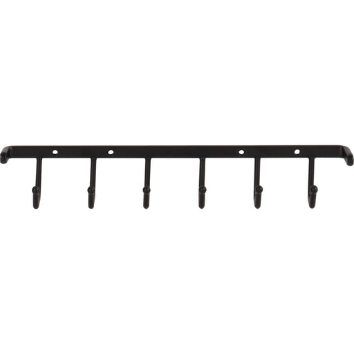 Hardware Resources Matte Black Screw-Mount Belt Rack