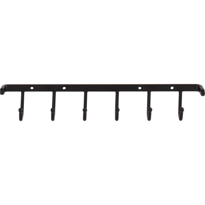 Hardware Resources Matte Black Screw-Mount Belt Rack
