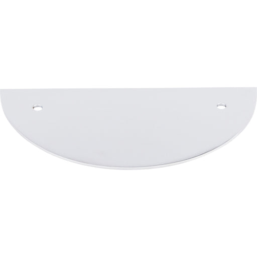 Top Knobs Half Circle 3 1/2" Center to Center Pull Backplate