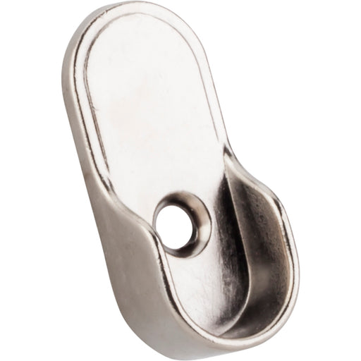 Hardware Resources Satin Nickel Knock-In Mounting Bracket for Oval Closet Rods