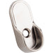 Hardware Resources Satin Nickel Knock-In Mounting Bracket for Oval Closet Rods