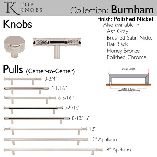 Top Knobs Burnham Round Knobs