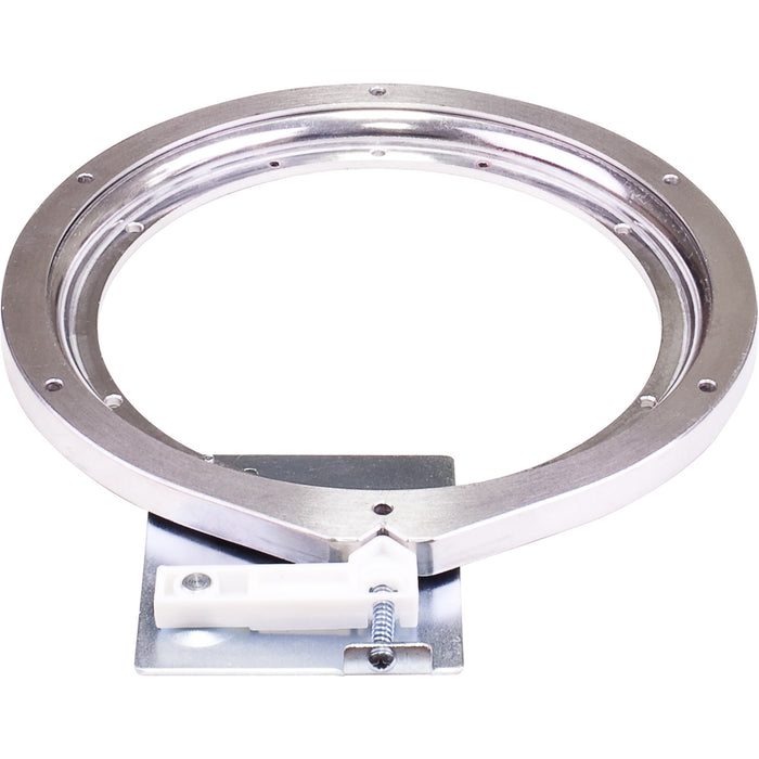 Hardware Resources 28" Kidney Wood Lazy Susan Shelf with Swivel