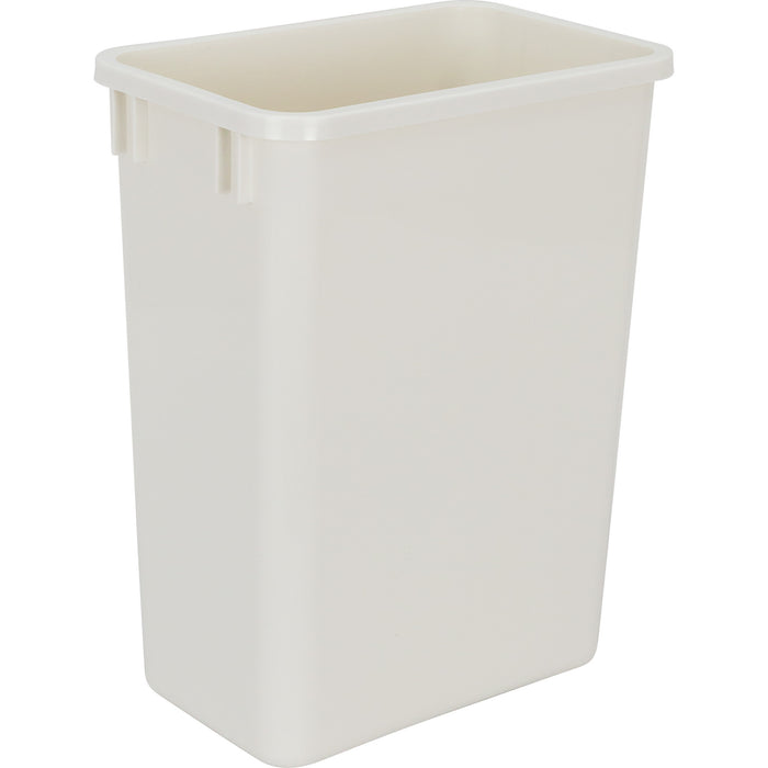 Hardware Resources White 35 Quart Plastic Waste Container
