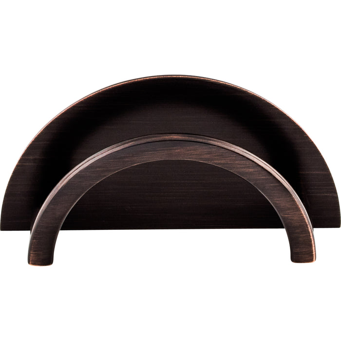 Top Knobs Half Circle Open 3 1/2" Center to Center Finger Pull