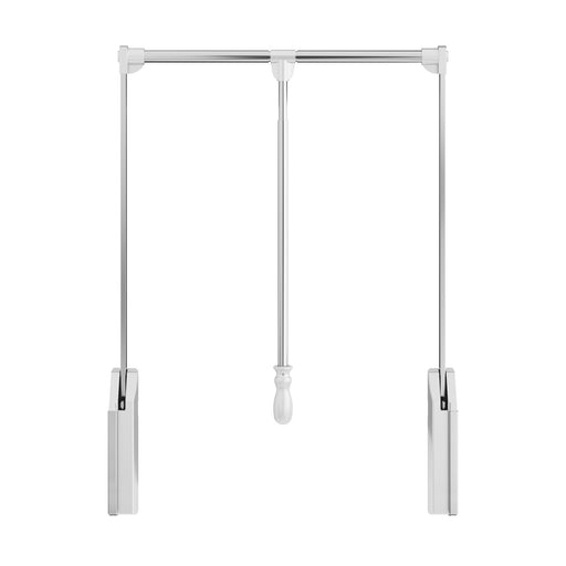 Hardware Resources Polished Chrome Soft-close Expandable Wardrobe Lift for 25-1/2" - 35" Openings