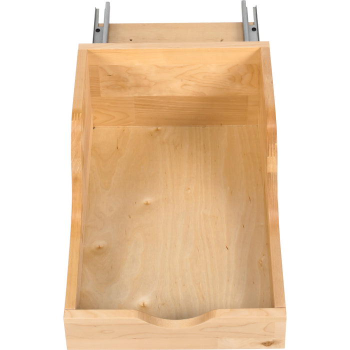 Hardware Resources 15" Wood High Back Rollout for Vanity Depth