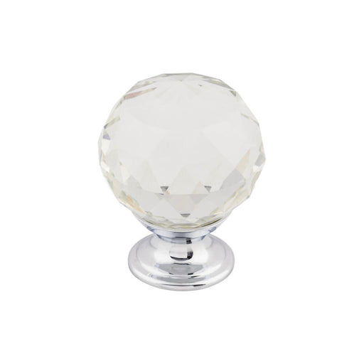 Top Knobs Clear Crystal 1 3/8" Diameter Round Knob