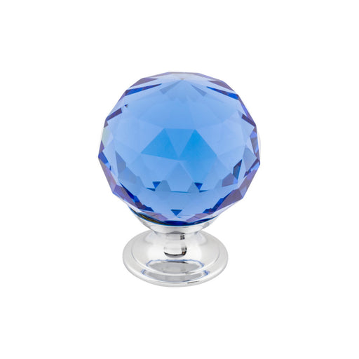 Top Knobs Blue Crystal 1 3/8" Diameter Round Knob