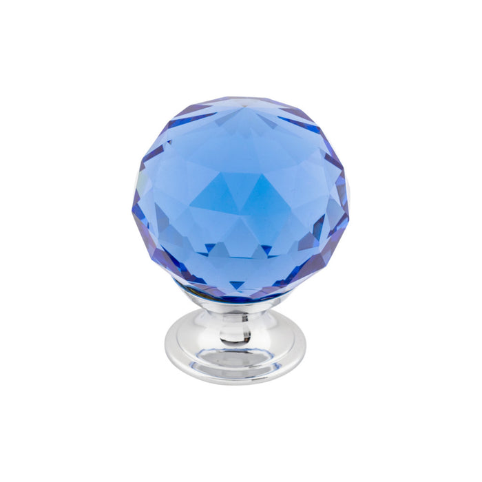 Top Knobs Blue Crystal 1 3/8" Diameter Round Knob