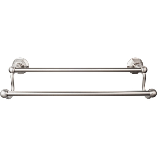 Top Knobs Edwardian Bath Towel Bar Double - Hex Bplate