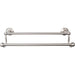 Top Knobs Edwardian Bath Towel Bar Double - Hex Bplate