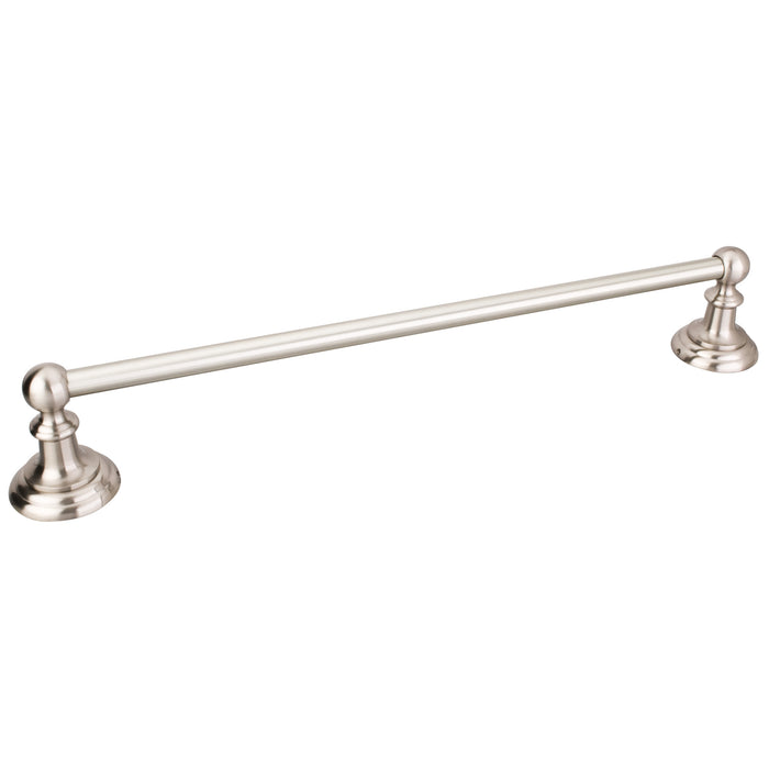 Elements Fairview Satin Nickel 24" Single Towel Bar - Contractor Packed