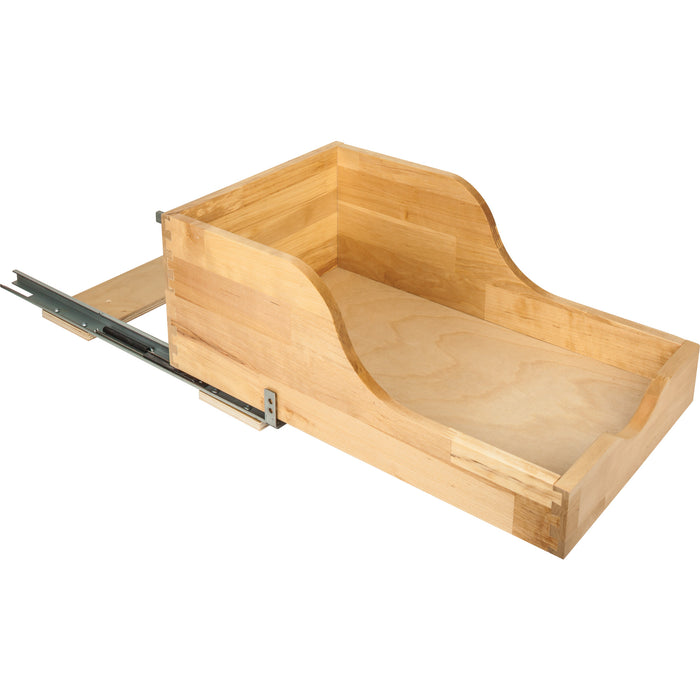 Hardware Resources 18" Wood High Back Rollout for Vanity Depth