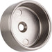 Hardware Resources Satin Nickel Closed Knock-In Mounting Bracket for 1-5/16" Round Closet Rods