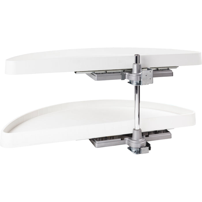 Hardware Resources 38" Plastic Half-Moon Lazy Susan