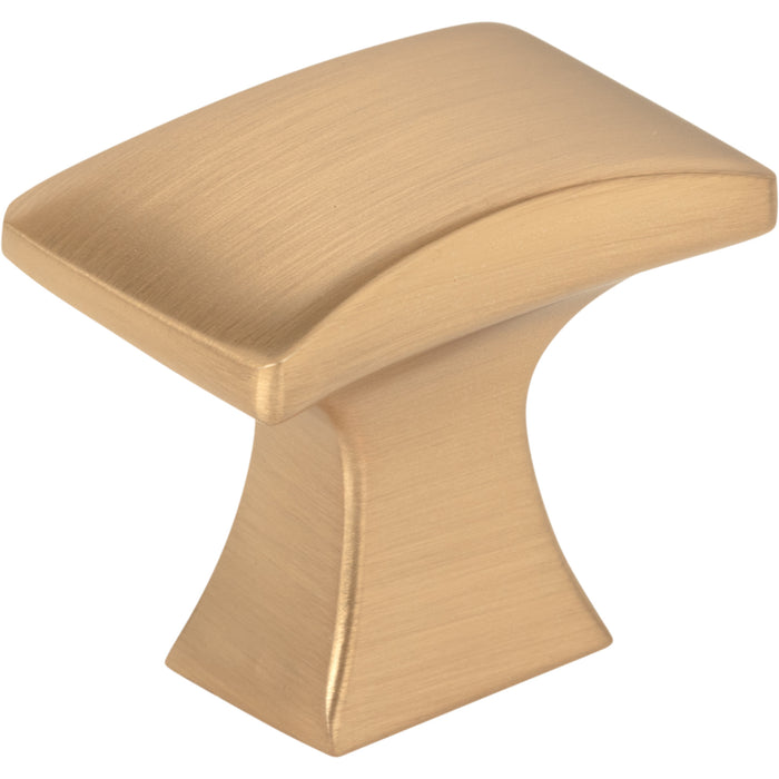 Jeffrey Alexander Philip 1-1/4" Length Rectangle Knob