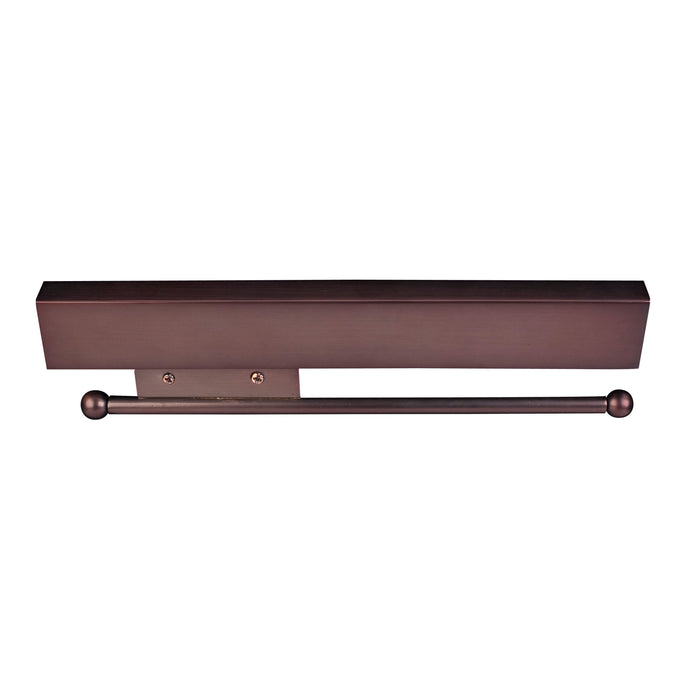 Hardware Resources Brushed Oil Rubbed Bronze 12" Sliding Valet Rod