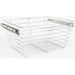 Hardware Resources Chrome Closet Pullout Basket with Slides 14"D x 29"W x 11"H