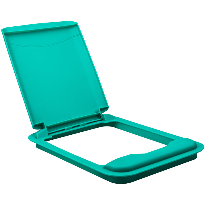 Hardware Resources Green 50 Quart Plastic Waste Container Lid
