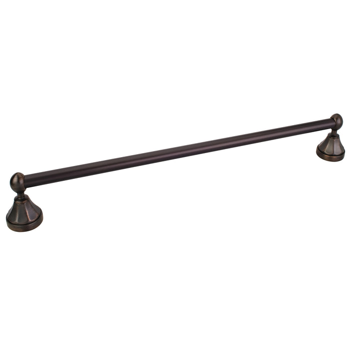Elements Newbury Brushed Oil Rubbed Bronze 18" Single Towel Bar - Contractor Packed