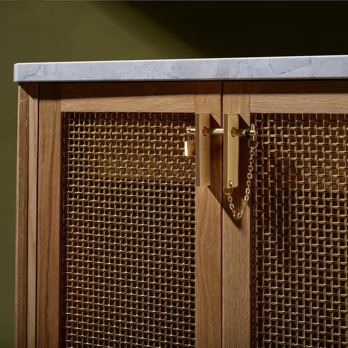 Elegant Solid Brass Precious Bar with Signature Knurl Design - BUSTER + PUNCH