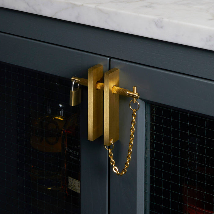 Elegant Solid Brass Precious Bar with Signature Knurl Design - BUSTER + PUNCH