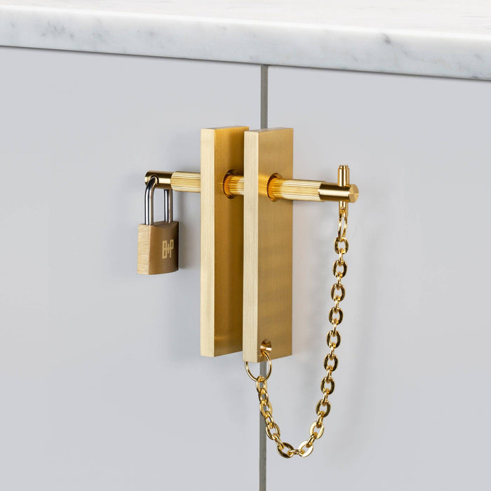 Elegant Solid Brass Precious Bar with Signature Knurl Design - BUSTER + PUNCH