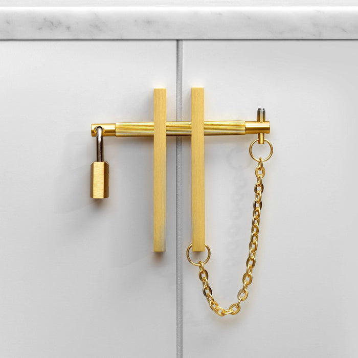 Elegant Solid Brass Precious Bar with Signature Knurl Design - BUSTER + PUNCH