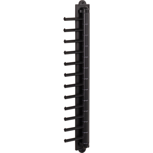 Hardware Resources Matte Black 12-Hook Cascading Tie Organizer
