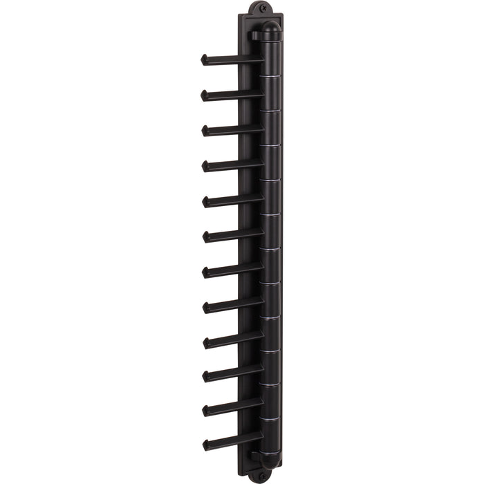 Hardware Resources Matte Black 12-Hook Cascading Tie Organizer