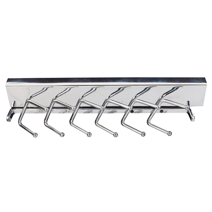 Hardware Resources Polished Chrome 12" Tie Rack