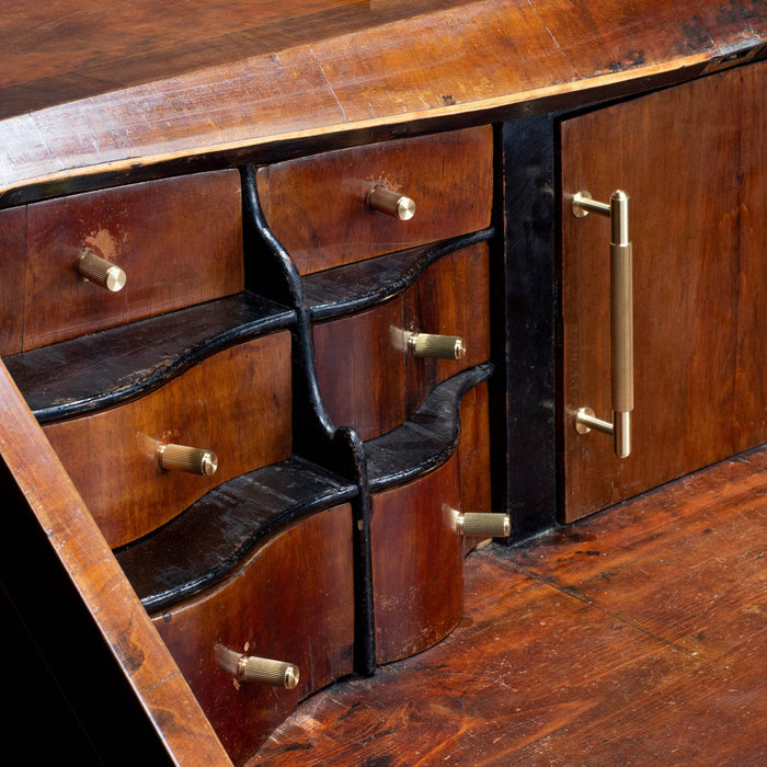 Linear Knurl Black Metal Pull Bar Plate for Cabinets - BUSTER + PUNCH