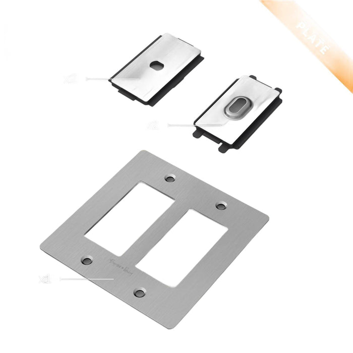 2G PLATE / WITH LOGO - Cut Out 2