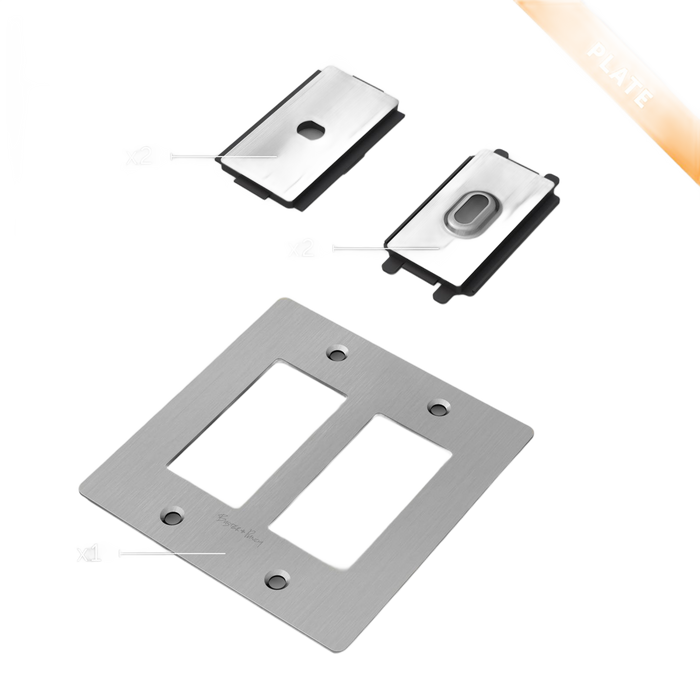 2G PLATE / WITH LOGO - Cut Out 1