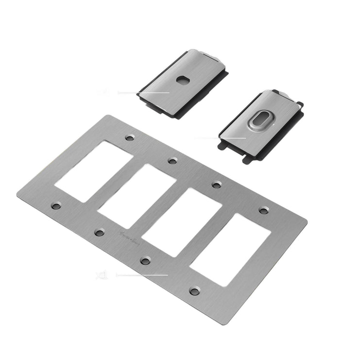 4G PLATE / WITH LOGO - Cut Out 2
