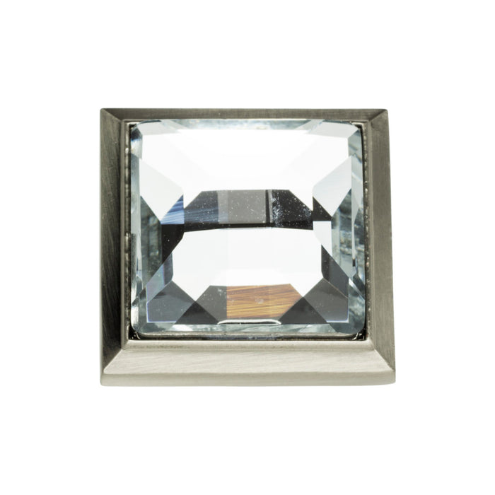 Atlas Legacy Crystal 1 5/16" Length Square Knob