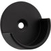 Hardware Resources Matte Black Open Knock-In Mounting Bracket for 1-5/16" Round Closet Rods