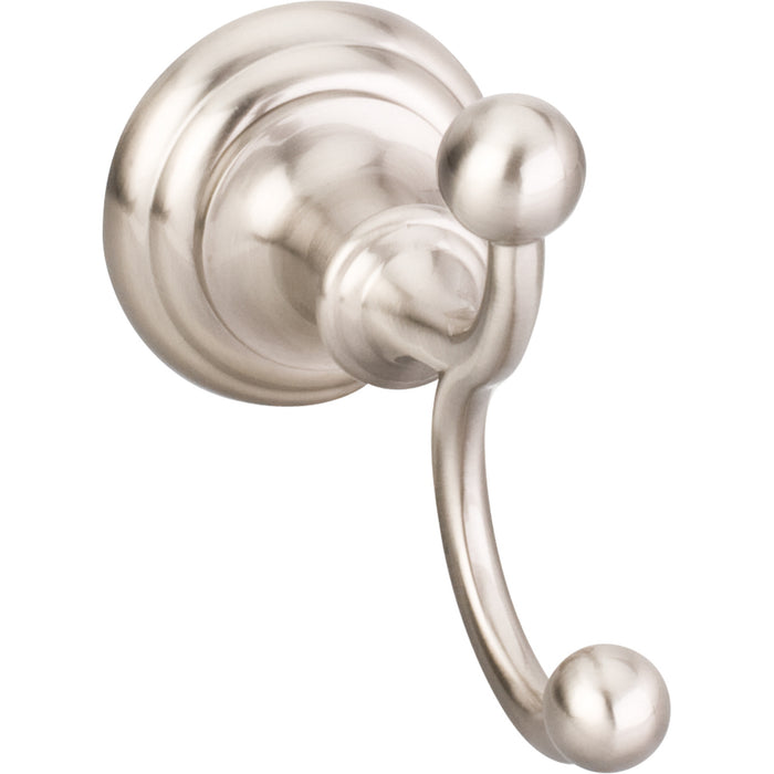Elements Fairview Satin Nickel Double Robe Hook  - Contractor Packed